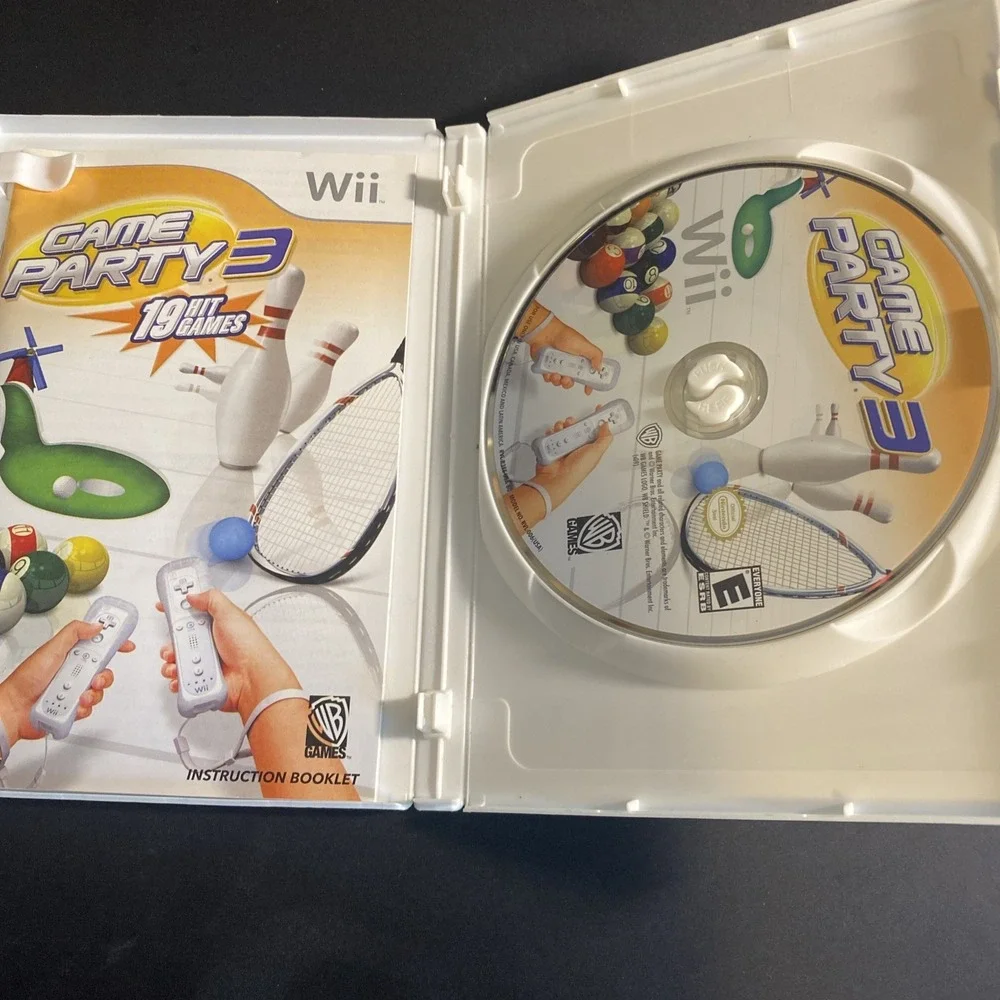 Game Party 3 (Nintendo Wii, 2009) Complete and Tested